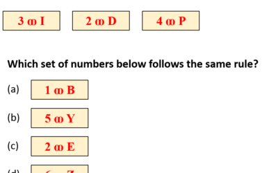 Past Year GEP Selection Exercise General Ability Question