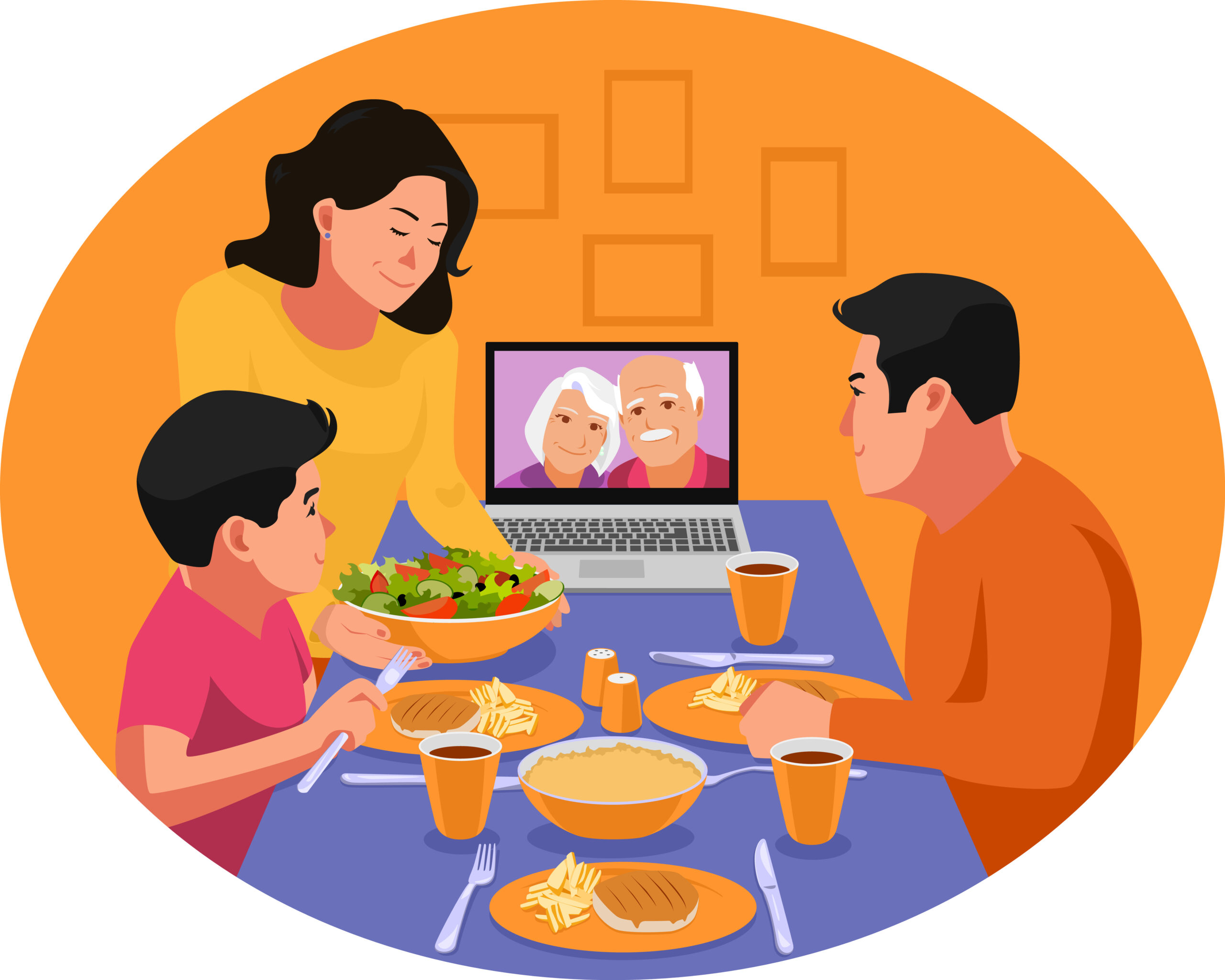 Secondary Level English Essay – Family Gatherings & Video Conferencing